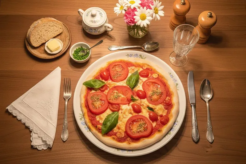 Hausgemachte Pizza